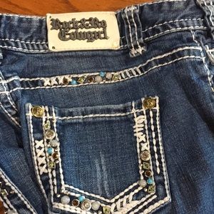 Rock and Roll cowgirl jeans.